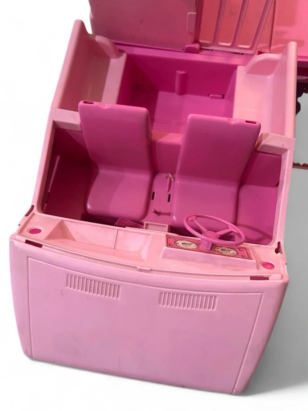 Vtg. 1988 Barbie Magical Motor Home RV Camper Mattel Incomplete For Parts READ